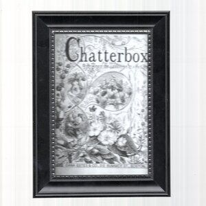 Framed Photo Reproduction of Victorian Era Children's Magazine Cover